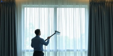 Commercial drapes cleaning service sadliers-crossing hotels offices